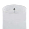 gulvlampe med fod 121 cm E27 hvid
