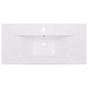 indbygget håndvask 81x39,5x18,5 cm keramisk hvid
