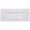 indbygget håndvask 91x39,5x18,5 cm keramisk hvid