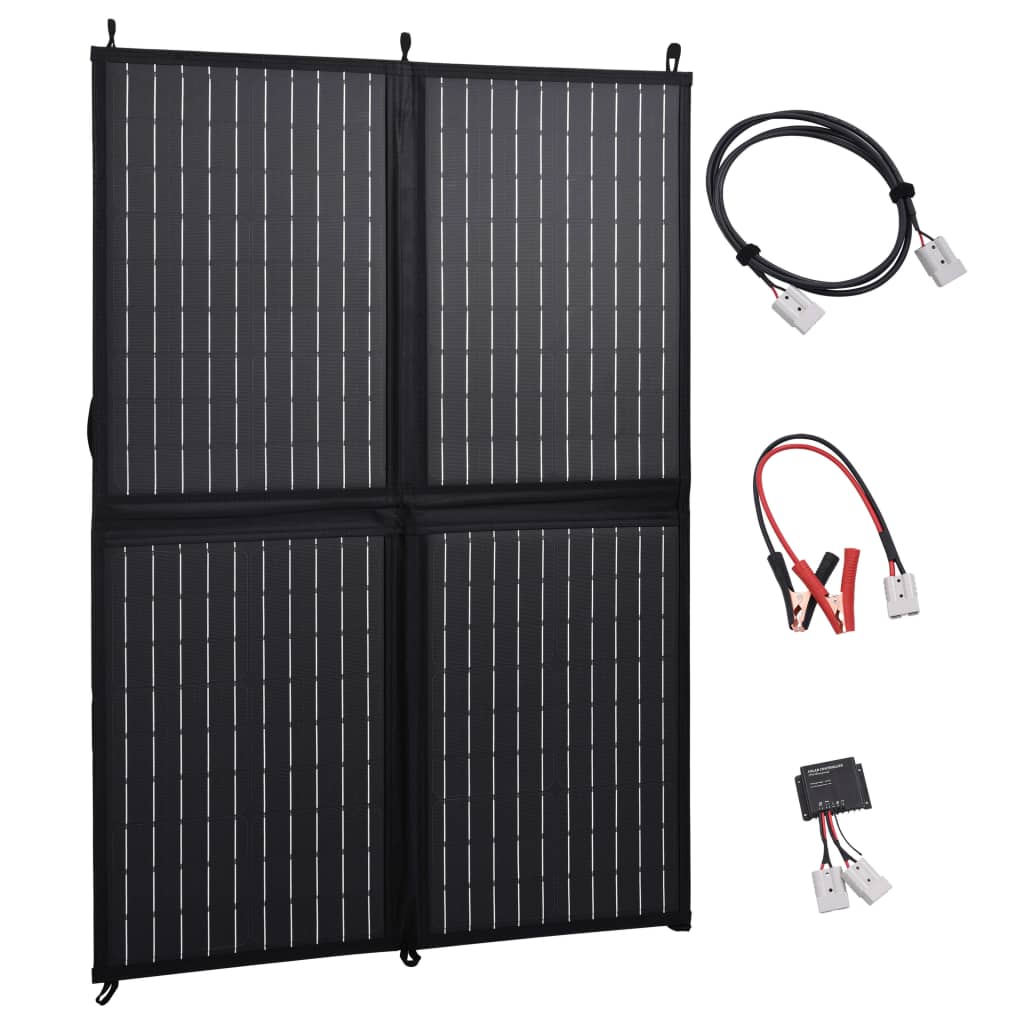 foldbar lader til solpanel 100 W 12 V