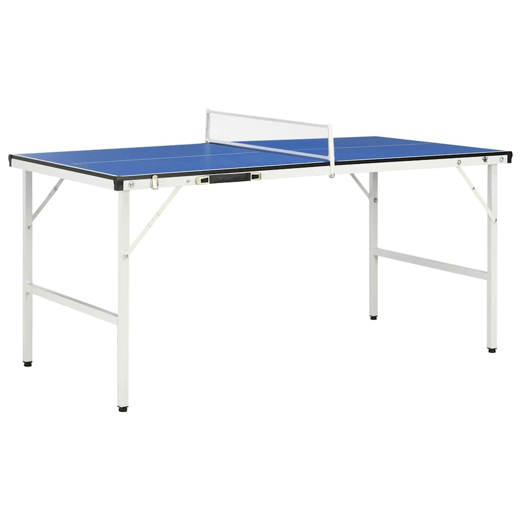 1,5 meter bordtennisbord med net 152 x 76 x 66 cm blå