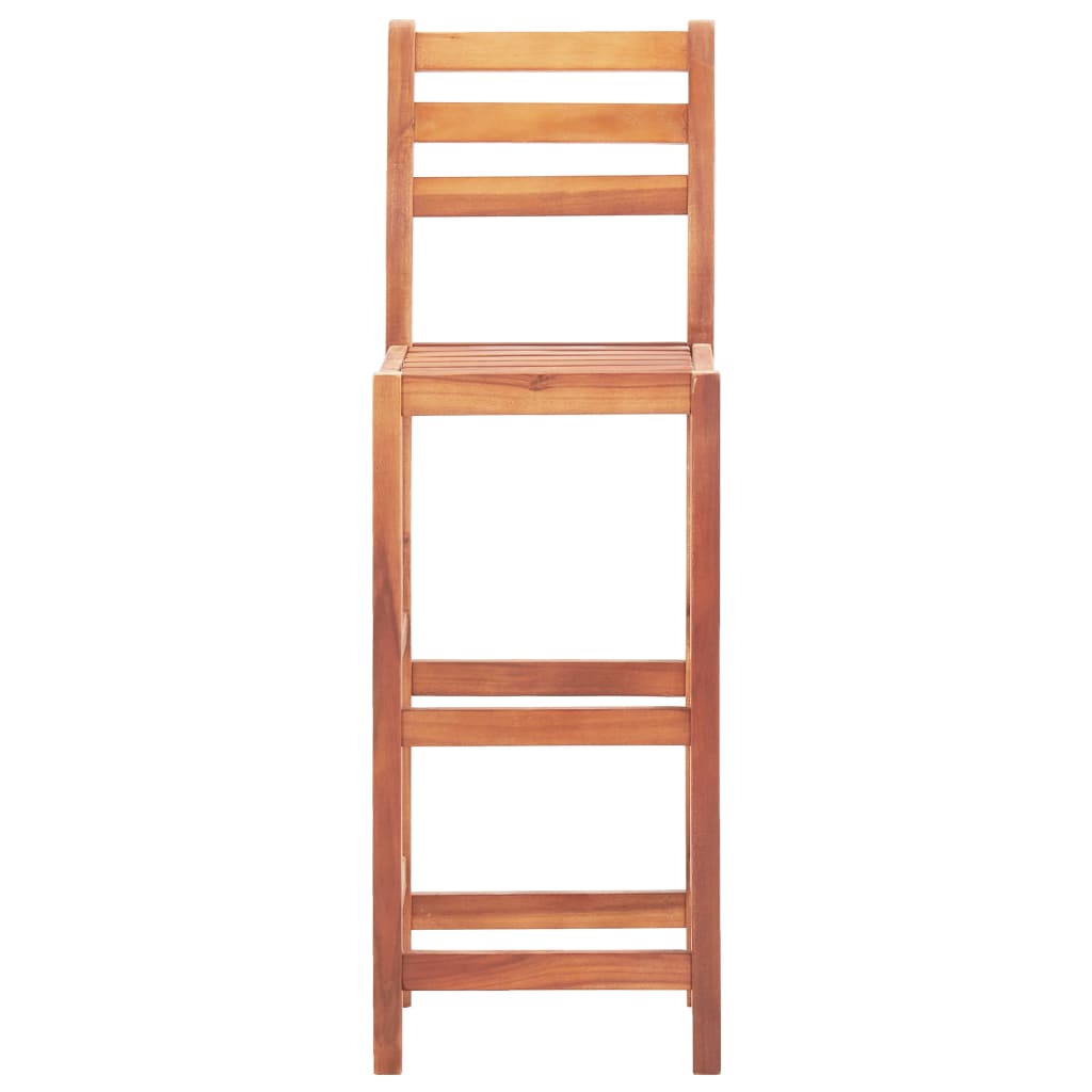 barstole 2 stk. massivt akacietræ