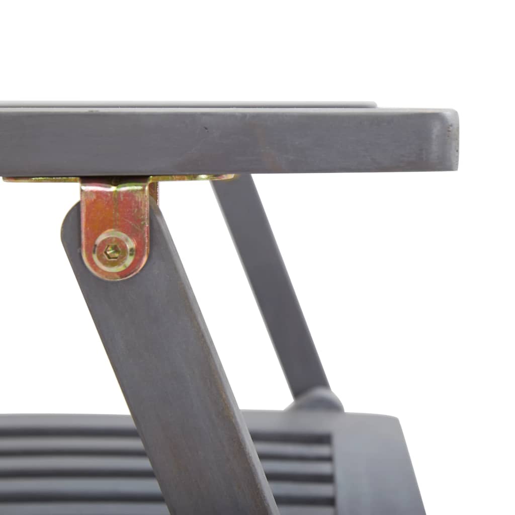 foldbare havestole 2 stk. massivt akacietræ