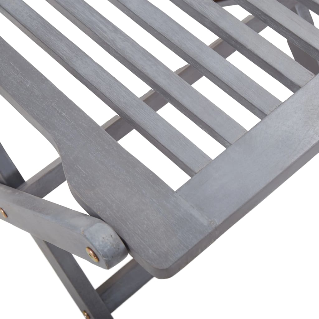 foldbare havestole 4 stk. massivt akacietræ