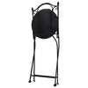 bistrostole 2 stk. med mosaikdesign keramisk brun