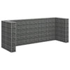 gabionvæg til affaldsspand 320x100x120 cm galvaniseret stål