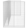 gabionvæg til affaldsspand 320x100x120 cm galvaniseret stål
