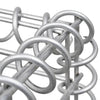 gabionvæg til affaldsspand 320x100x120 cm galvaniseret stål