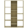 rumdeler/bogreol 100x24x140 cm konstrueret træ sonoma-eg