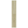 rumdeler/bogreol 100x24x140 cm konstrueret træ sonoma-eg