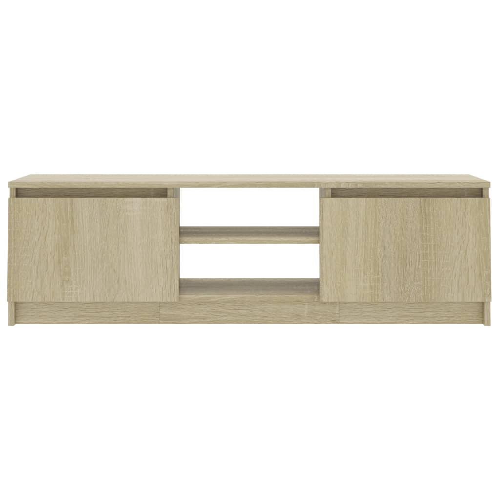 tv-skab 120x30x35,5 cm konstrueret træ sonoma-eg