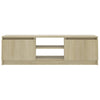 tv-skab 120x30x35,5 cm konstrueret træ sonoma-eg