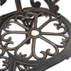 bistrobænk 100 cm bronzestøbt aluminium