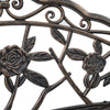 bistrobænk 100 cm bronzestøbt aluminium