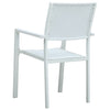 havestole 4 stk. plastik rattanlook hvid