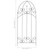 plantestativer 3 stk. 40x100 cm jern sort