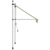 foldemarkise med manuel betjening 100 cm cremefarvet