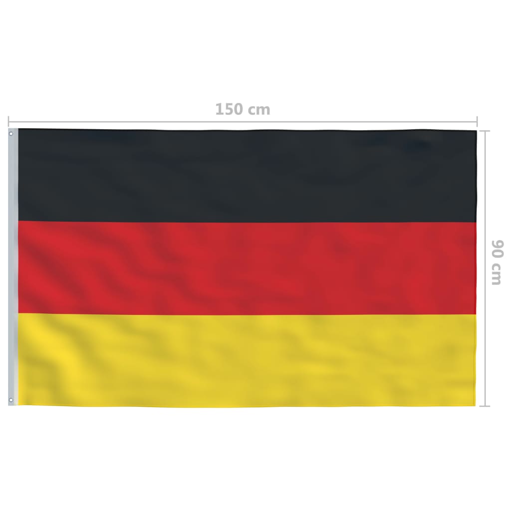 det tyske flag 90x150 cm