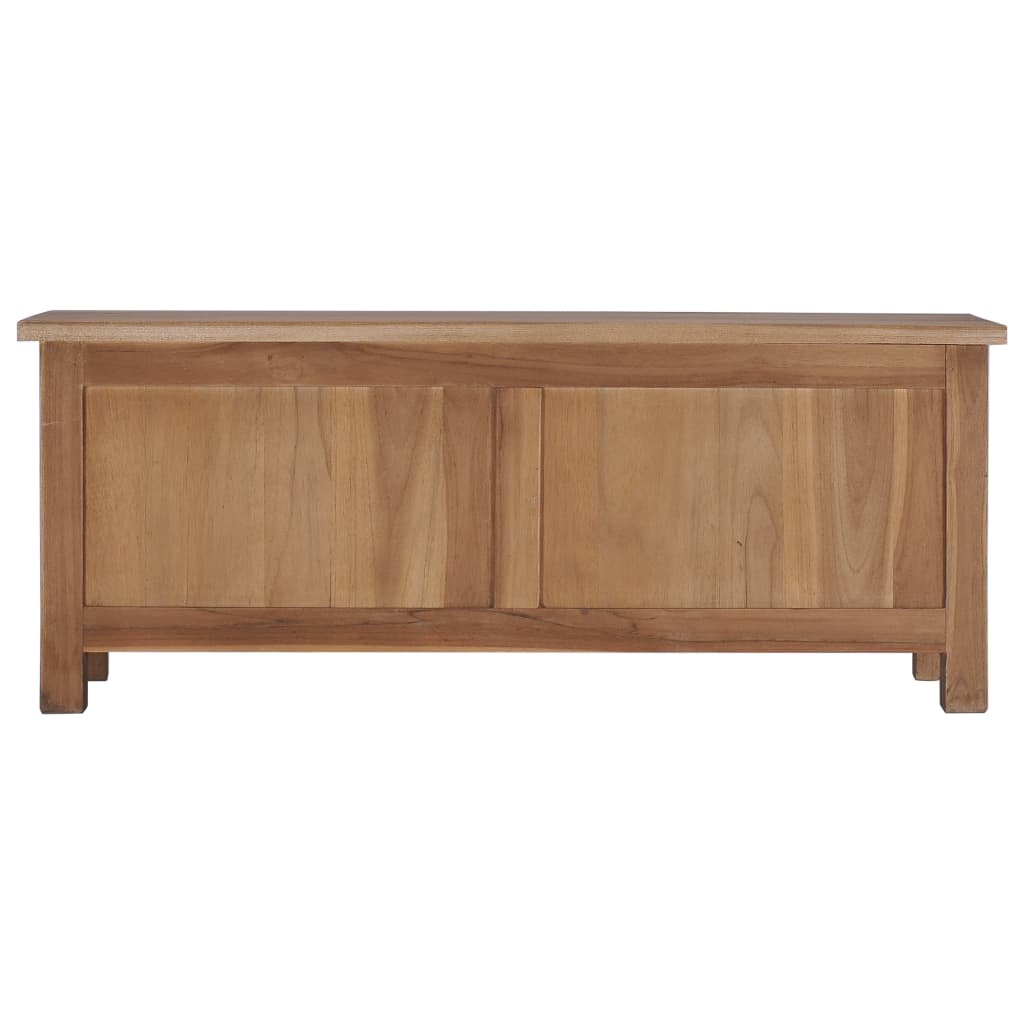 tv-skab 90 x 30 x 35 cm massivt teaktræ