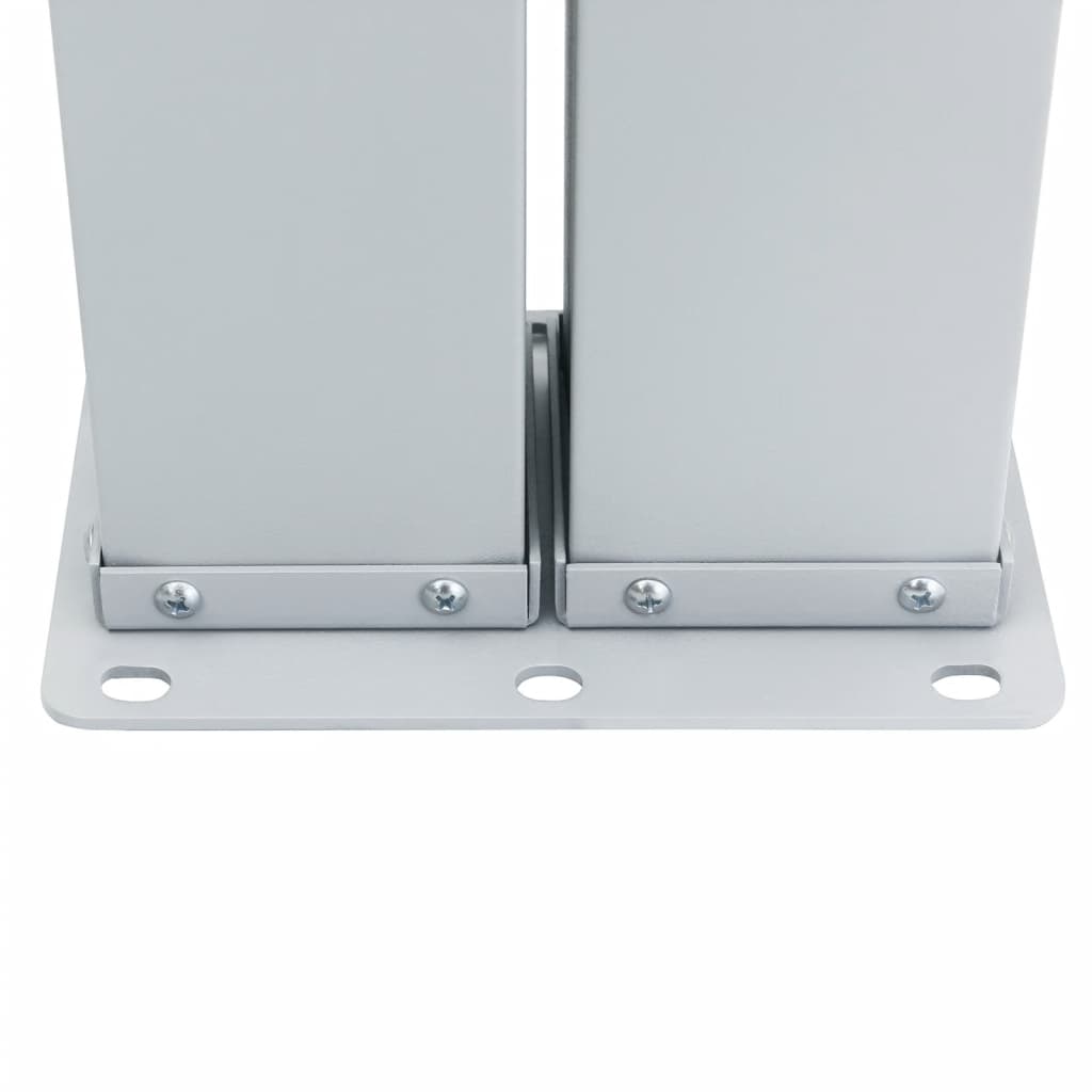 dobbelt sidemarkise til terrassen 170 x 600 cm cremefarvet