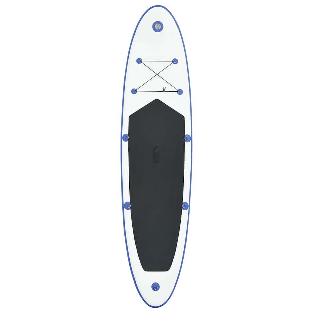 paddleboardsæt SUP oppusteligt blå og hvid