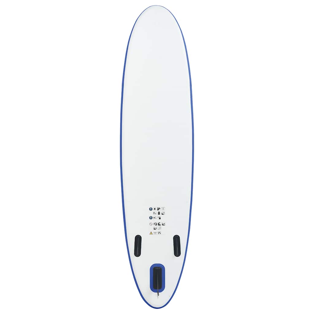 paddleboardsæt SUP oppusteligt blå og hvid