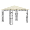 pavillon med myggenet 3x3x2,73 m 180 g/m² cremefarvet