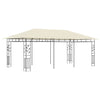 pavillon med myggenet 6x3x2,73 cm cremefarvet