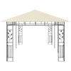 pavillon med myggenet 6x3x2,73 cm cremefarvet