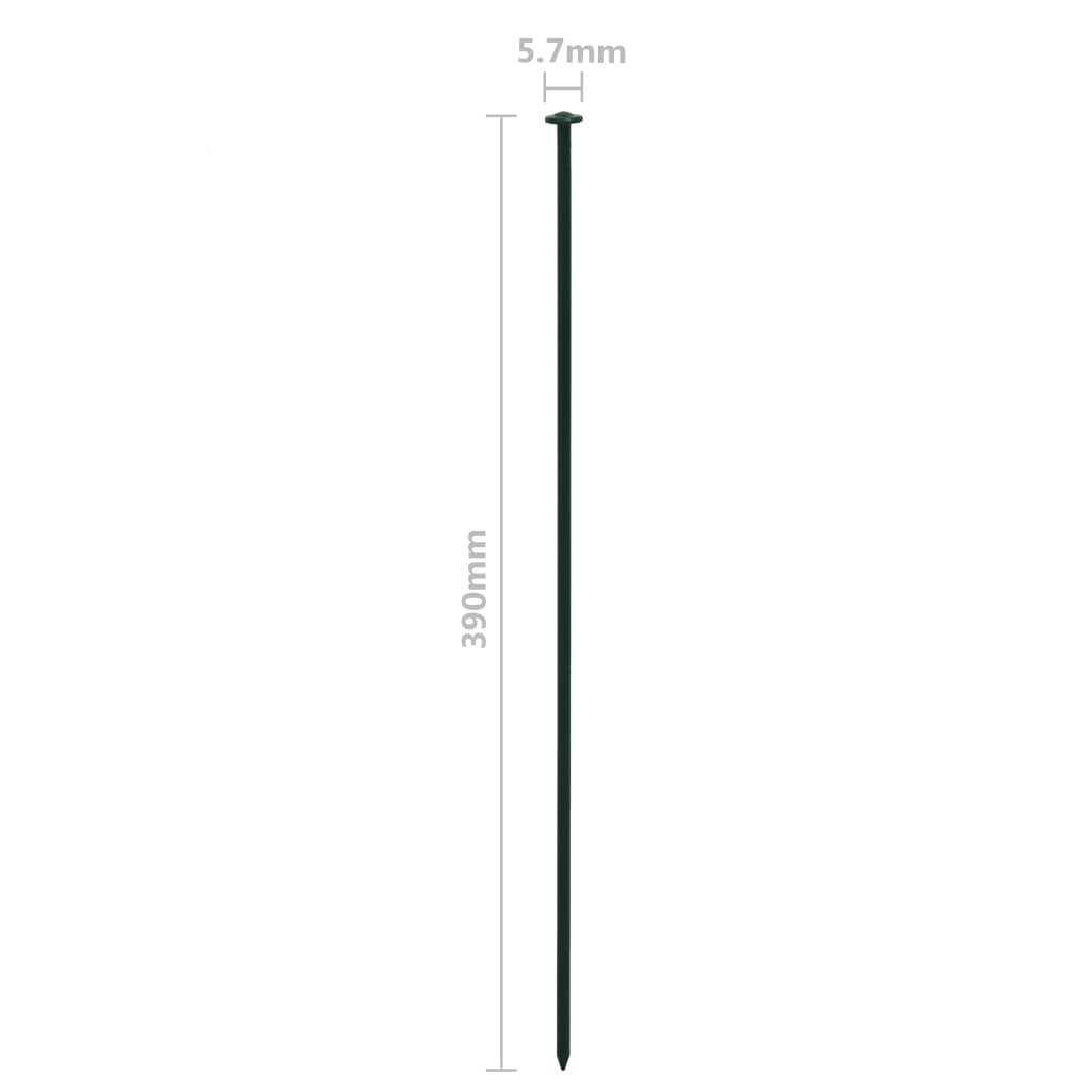 buet havehegnssæt 77,3x26 cm grøn