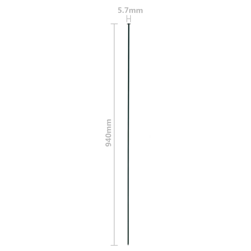 buet havehegnssæt 77,5x78,5 cm grøn