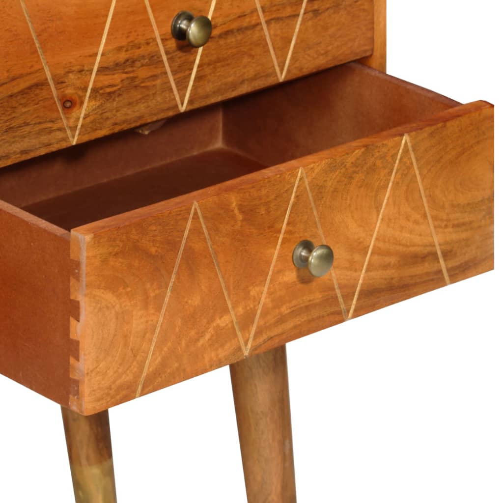 skænk 85x40x70 cm massivt mangotræ