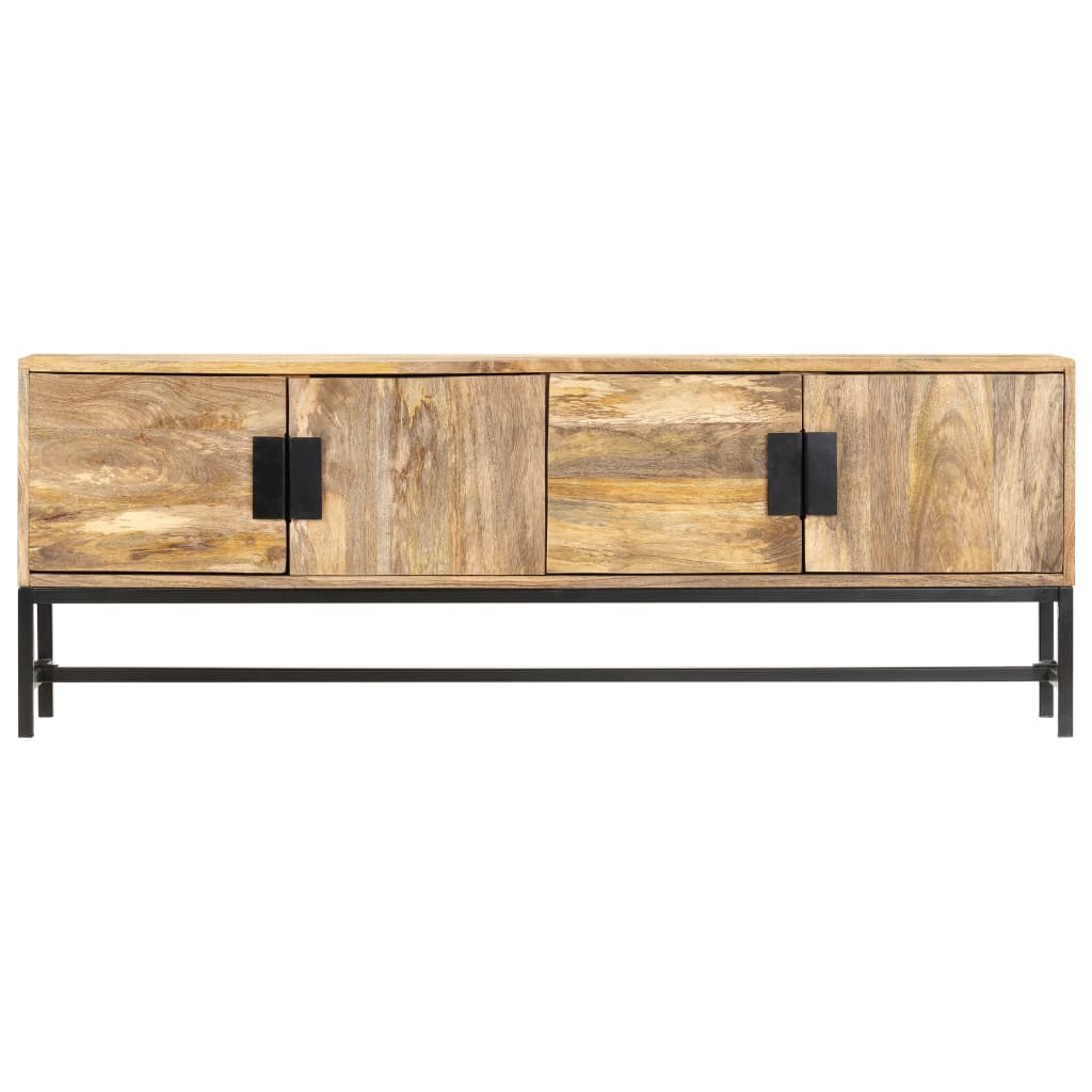tv-skab 140x30x50 cm massivt mangotræ