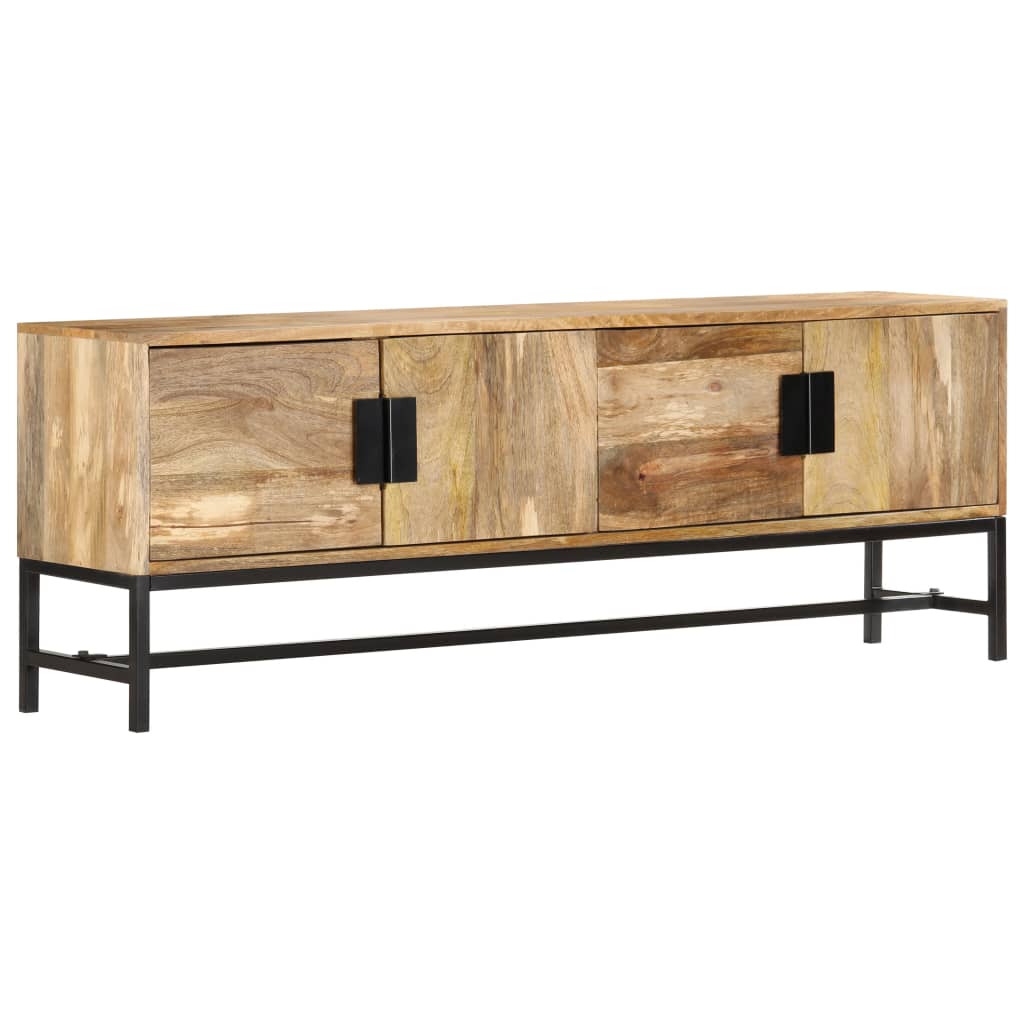 tv-skab 140x30x50 cm massivt mangotræ