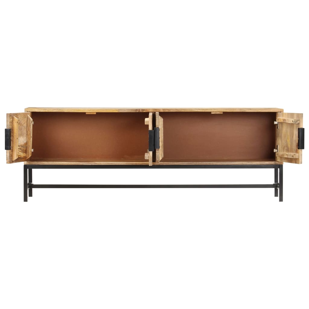 tv-skab 140x30x50 cm massivt mangotræ