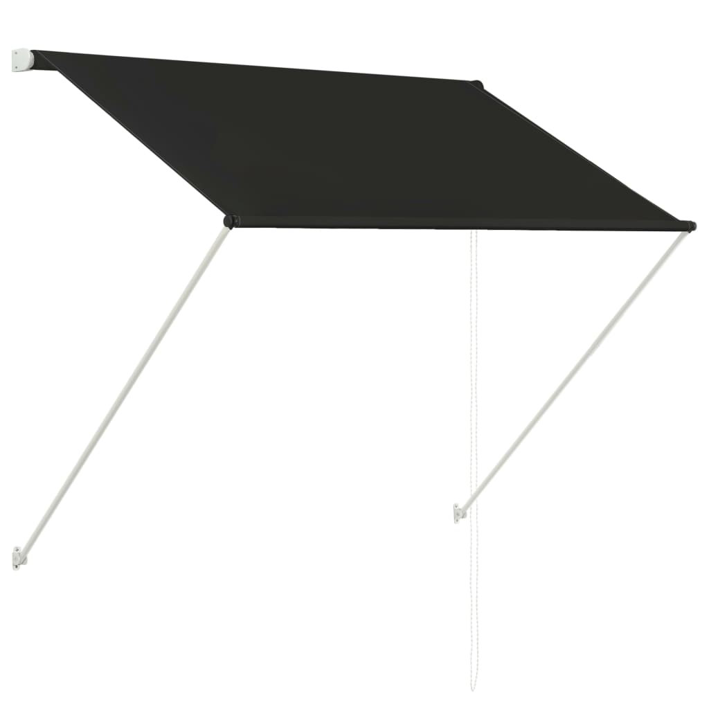 foldemarkise 100x150 cm antracitgrå