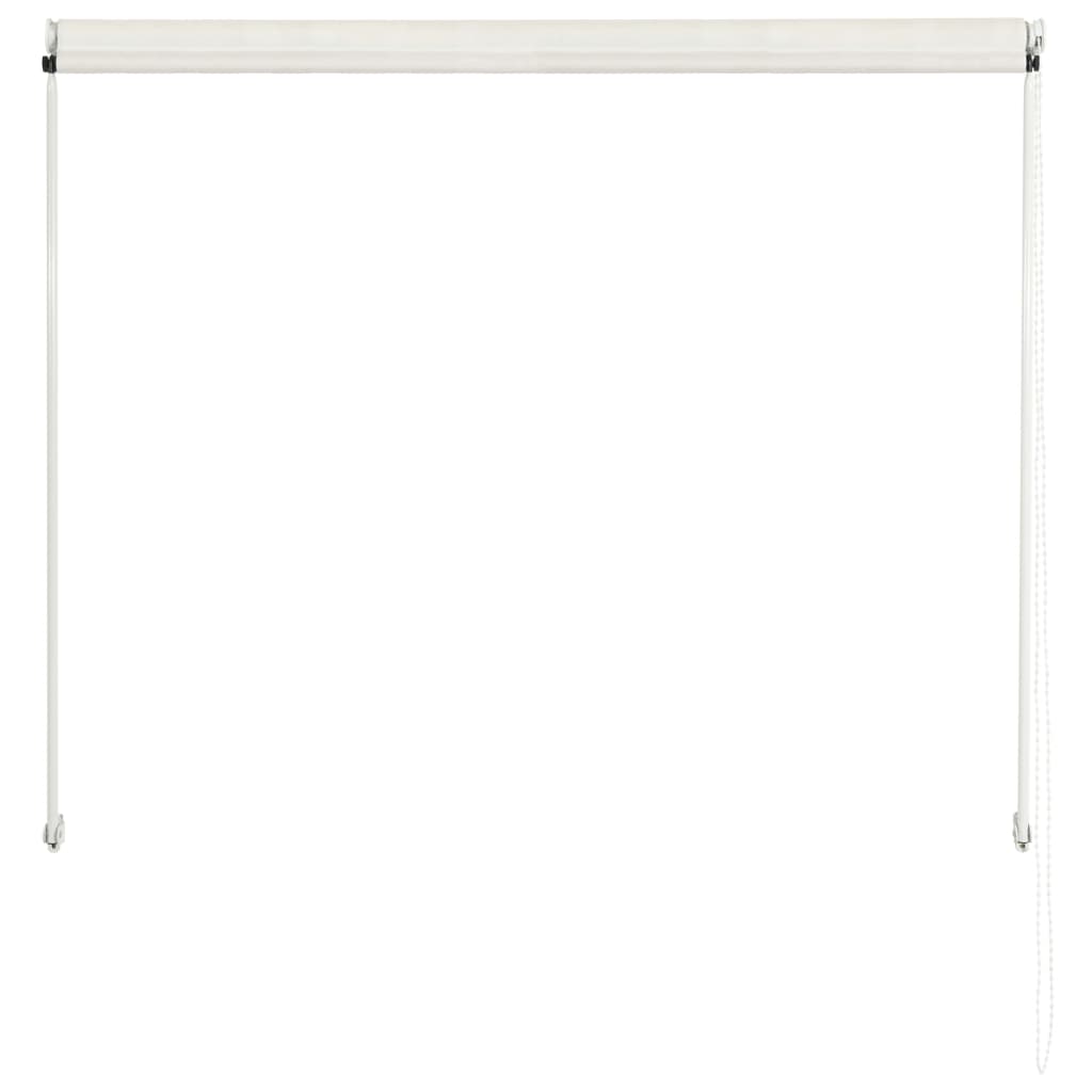 foldemarkise 100x150 cm cremefarvet