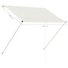 foldemarkise 100x150 cm cremefarvet