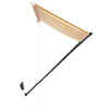 foldemarkise med LED 250x150 cm gul og hvid