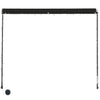 foldemarkise med LED 350x150 cm antracitgrå