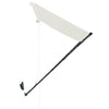 foldemarkise med LED 300x150 cm cremefarvet