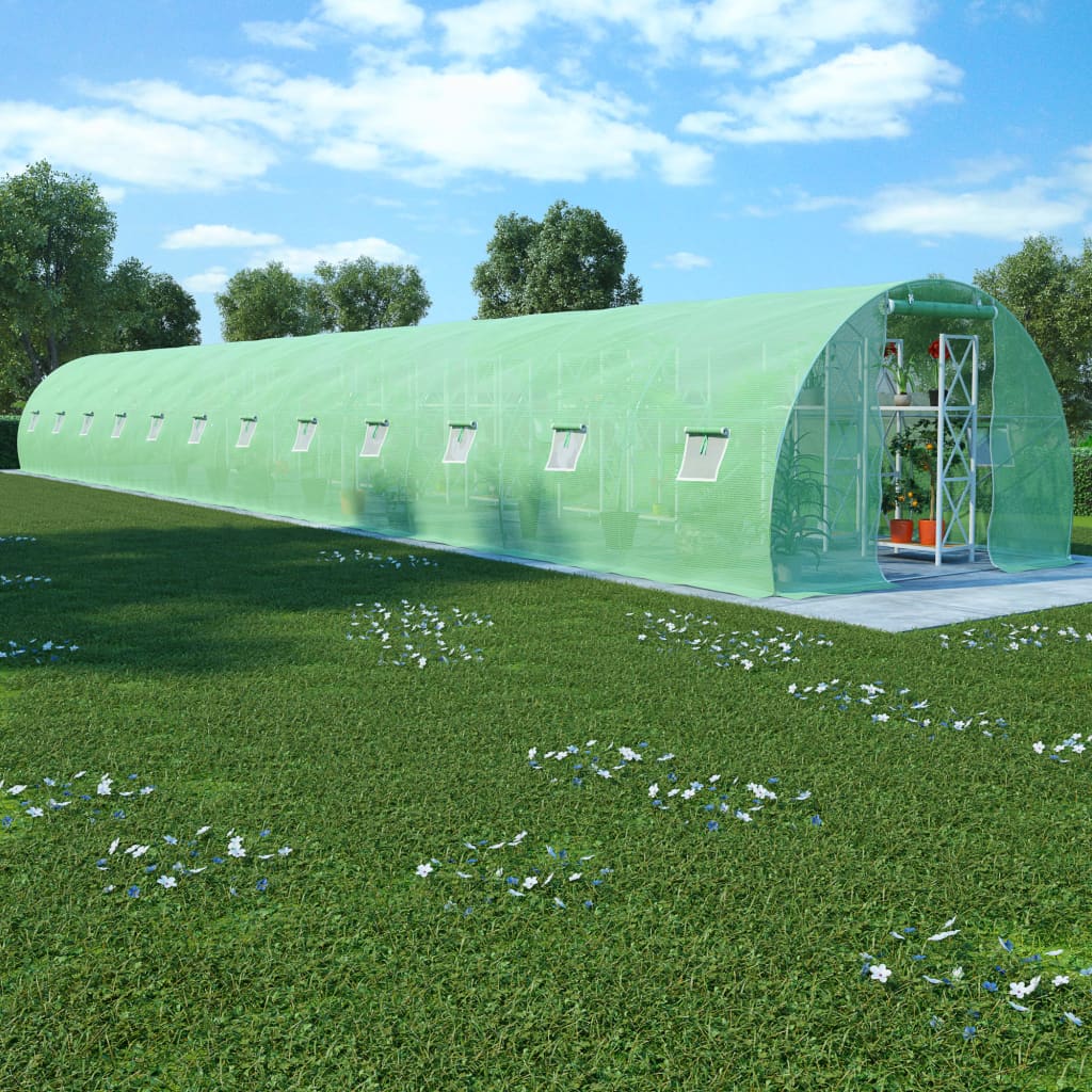 drivhus 45 m² 18x3x2 m