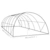 drivhus 24 m² 6x4x2 m