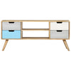 tv-skab 110 x 35 x 48 cm massivt mangotræ