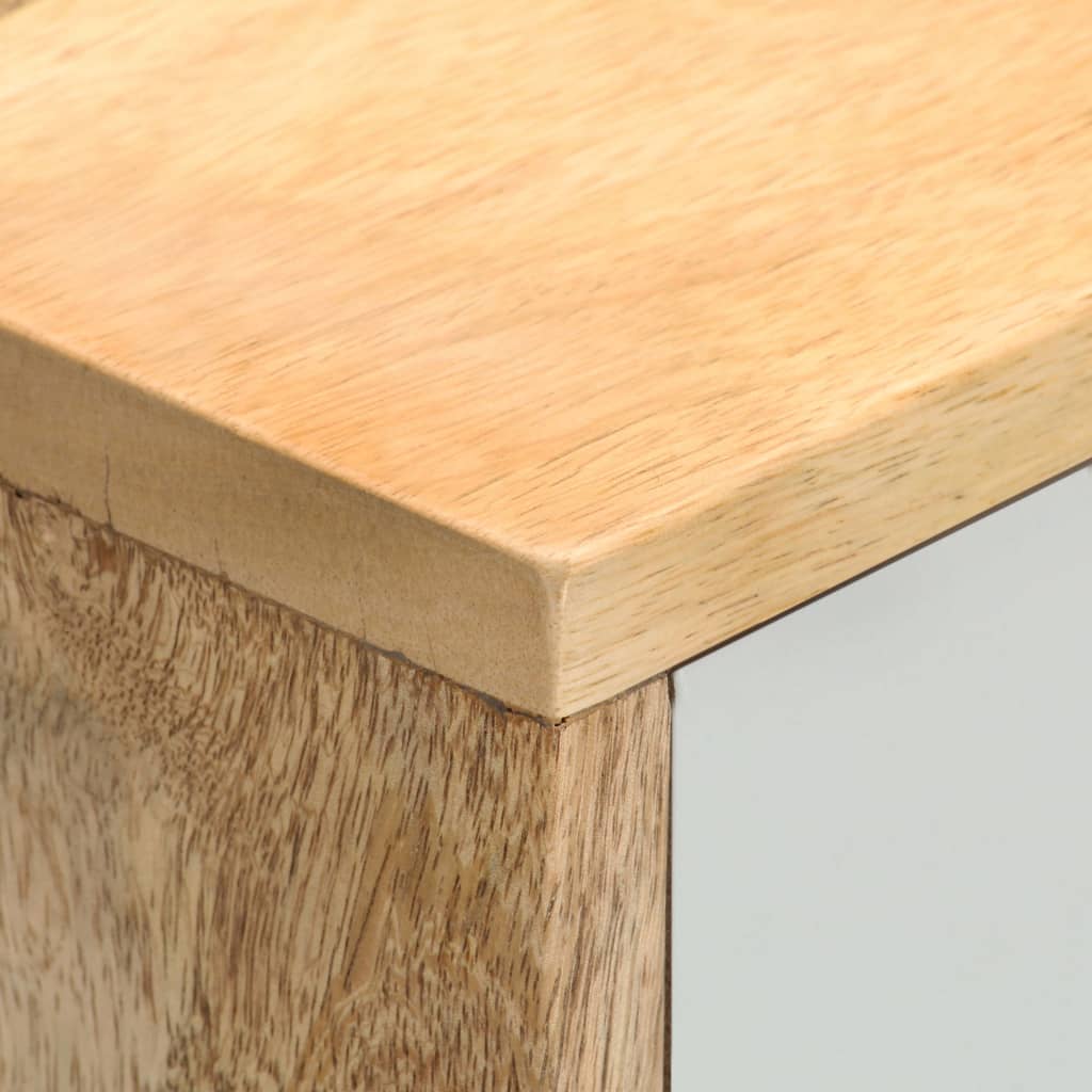 tv-skab 110 x 35 x 48 cm massivt mangotræ