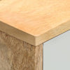 tv-skab 110 x 35 x 48 cm massivt mangotræ