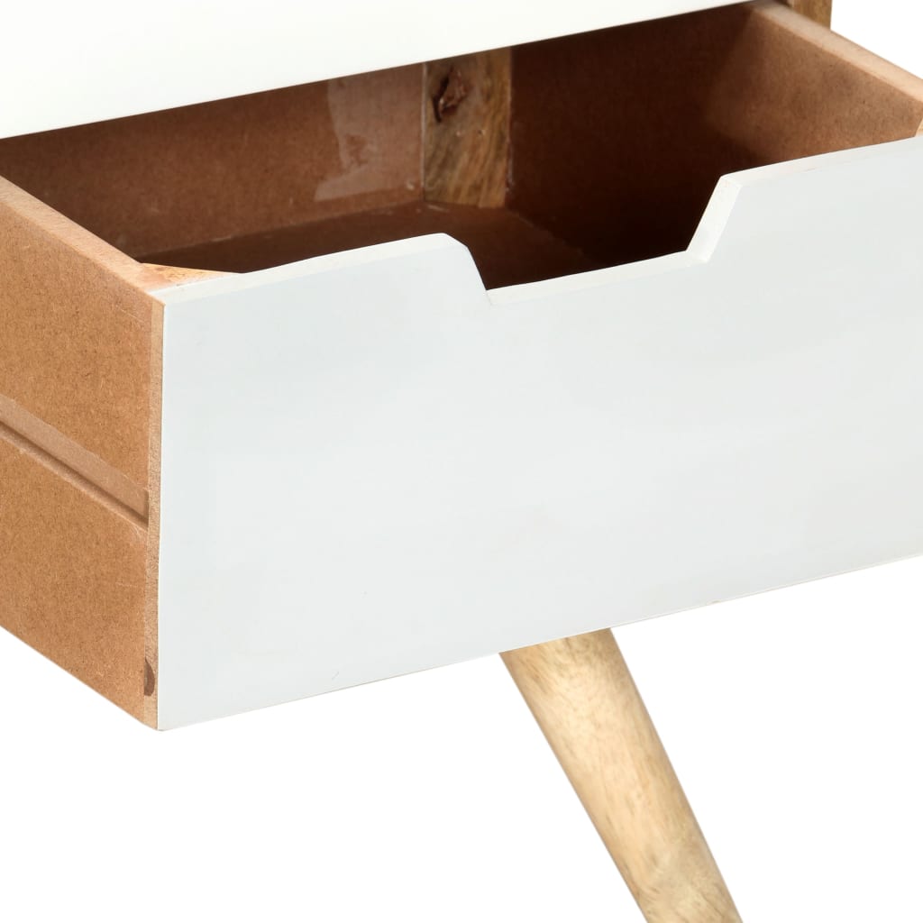 tv-skab 110 x 35 x 48 cm massivt mangotræ