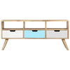 tv-skab 110 x 35 x 48 cm massivt mangotræ