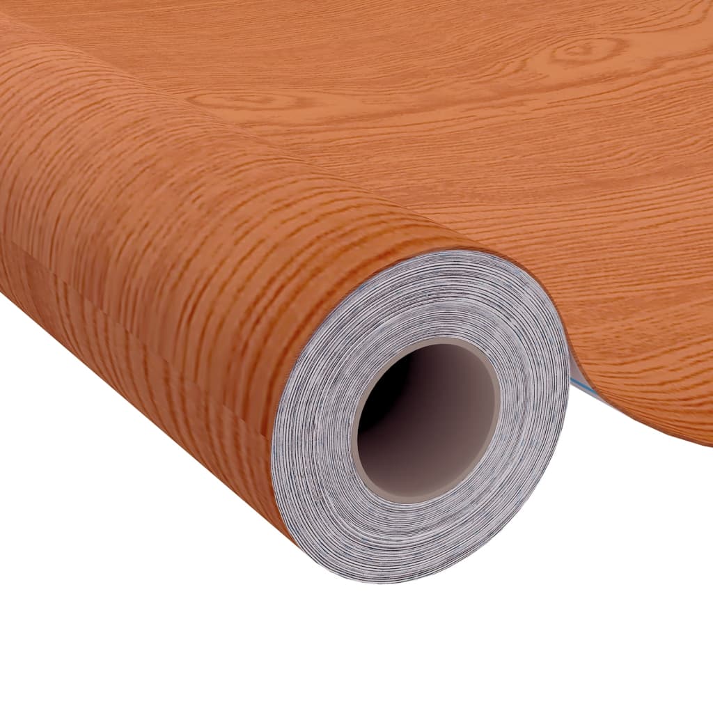 selvklæbende folie til møbler 500x90 cm PVC lyst egetræ