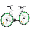 cykel 1 gear 700c 51 cm hvid og grøn
